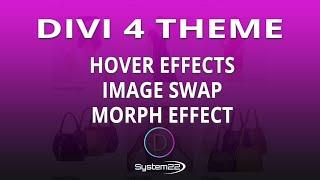 Divi Theme Hover Effects Image Swap Morph Effect 