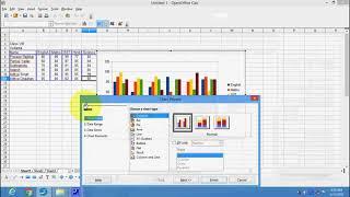 Making charts in OpenOffice Calc