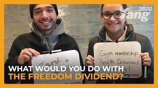 What Would You Do With the Freedom Dividend? | Andrew Yang for President