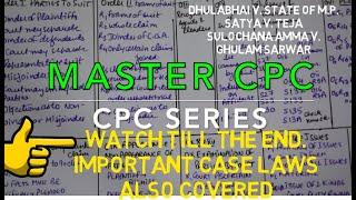 Civil Procedure Code Tips to Learn (Master CPC) Watch till the end to know about Imp CASE LAWS