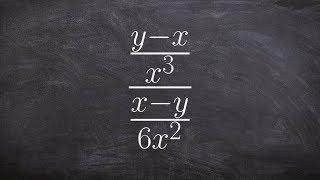 Simplifying a complex rational expression by multiplying by the reciprocal