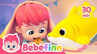 Sing along Bebefinn! | Baby Shark yes Papa! | + Best Songs Compilation | Nursery Rhymes & Kids Songs