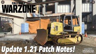 Update 1.21 Patch Notes! (Warzone and Modern Warfare)