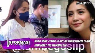 Video Viral Cewek di KRL Ini Mirip Nagita Slavina, Warganet: Itu Memang Dia