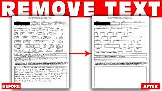 Form Editing Secrets Revealed: Removing Texts from Filled Up Forms||Form se text remove kare?||F2F