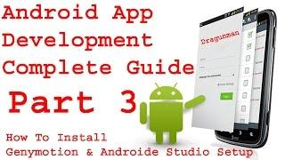 How to Install Genymotion and setup android Studio