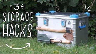 Make the most of your Storage Boxes - 3 Clever Camping Hacks!