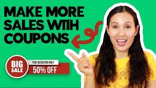 How to CREATE COUPONS in WooCommerce WordPress Website/Store - Make MORE SALES With Coupons