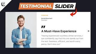 How to Create Testimonial Slider Carousel in WordPress