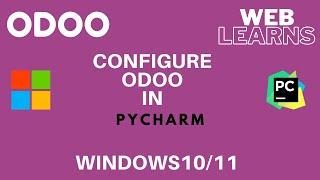 How to configure Odoo with pycharm in windows system