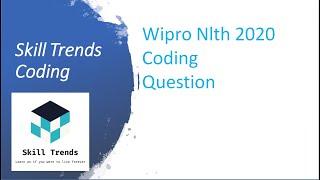 Wipro Nlth 2020 coding program(OTP Program).