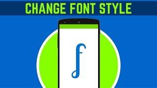 22. HOW TO CHANGE THE FONT STYLE IN ANDROID STUDIO | ANDROID APP DEVELOPMENT