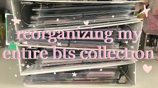 reorganizing my entire bts collection 