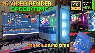 How FAST is the RTX 4090 for 4K Video Rendering??