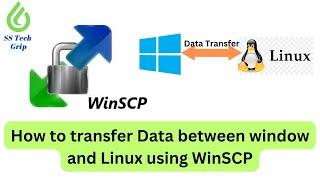 How to transfer Data between window and Linux using WinSCP. Data transfer between Local and Remote