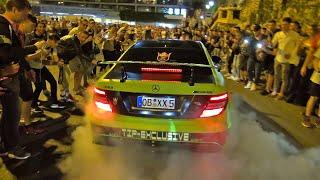 Supercars Go Crazy in Monaco! Police, Launches, Burnouts & Accelerations!