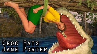 Croc Eats Jane Porter