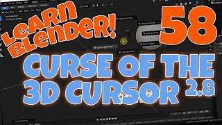 Curse of the 3D Cursor in Blender 2.8?