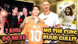 CrisDevilGamer và 2 anh Độ Mixi trò chuyện, ăn trưa cùng huyền thoại Ruud Gullit