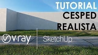 Tutorial Cesped Realista Vray - Sketchup