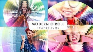 Modern Circle Transitions Premiere Pro Templates