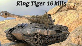 War Thunder Tiger 2 16 kills - German might