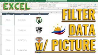 How to Filter Data with Pictures in Excel