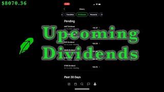 Upcoming Dividends | Investing with TyedyeTyler Ep 3.