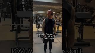 Why Germans Keep Their Front Delt Training Low 