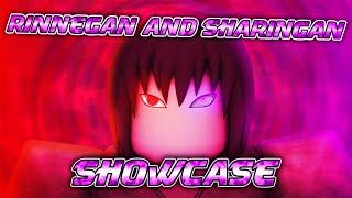 Rinnegan and Sharingan showcase! - Shinobi Life 2