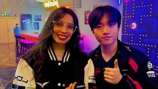 I MET T1 AND FAKER AT THE ESPORTS WORLD CUP | MoMo EWC Vlog كأس العالم للرياضات الألكترونية