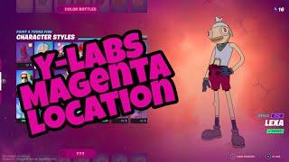 Y-Labs Magenta Color Bottle Location (Lexa) | FORTNITE Chapter 2 Season 8