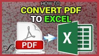 How to Convert PDF to Excel