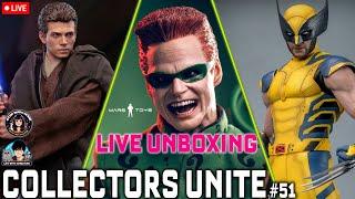 Collectors Unite #51 Mars Toys Riddler Live Unboxing | Hot Toys Wolverine | Hot Toys Anakin