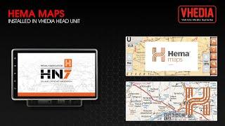 Hema Maps Installed to Vhedia Head Unit