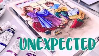 Unexpected! Testing M Grahams Watercolor & My Reaction