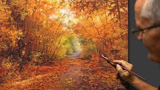"Wonderful autumn day" (Full version) Artist. Victor Yushkevich