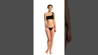 Somedays Lovin Ashed Trail Asymmetrical Bikini Top | SwimOutlet.com