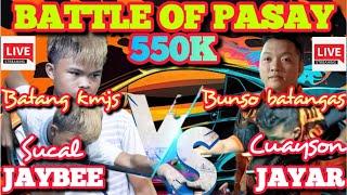 JAYBEE "BATANG KMJS" SUCAL(8/10) vs. JAYAR "BUNSO"  CUAYSON(+1) 10 BALLS 550K