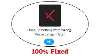 Fix Airtel Xstream Oops Something Went Wrong Error. Please Try Again Later Problem Error Solved