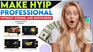 How to Create a Hyip Investment Website | How to Make Hyip Site 2023