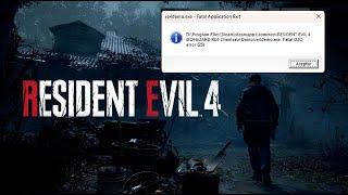 Solucion "fatal D3D error (25)" en Resident Evil 4 demo. En menos de 3 minutos.