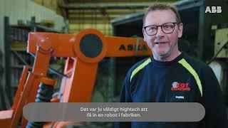 Koy Coating använder ABB:s robot IRB 60 från 1985