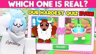 The IMPOSSIBLE Adopt Me QUIZ  Can you beat all the MINGAMES? (Roblox)
