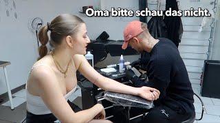 meine Schwester (16) und Ich (19) bekommen unser ERSTES TATTOO: Vlog