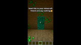 Minecraft Send This To Your Friends #shorts