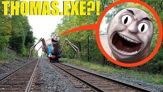 If you ever see Scary Thomas the Train.Exe at these Haunted Railroad Tracks, RUN AWAY FAST!!