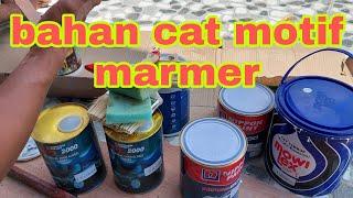 bahan cat motif marmer batu alam