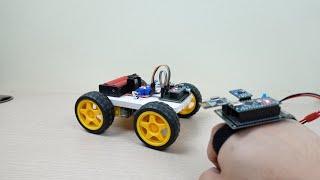 How To Make DIY Arduino Gesture Control Robot At Home