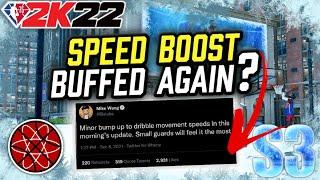 2K22 Patch Update : How Much was Speed Boosting + Dribble Speed BUFFED ?